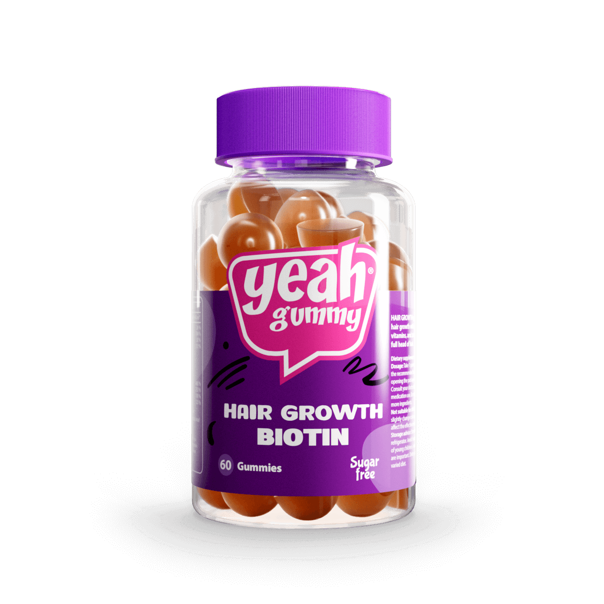 Hair growth biotin